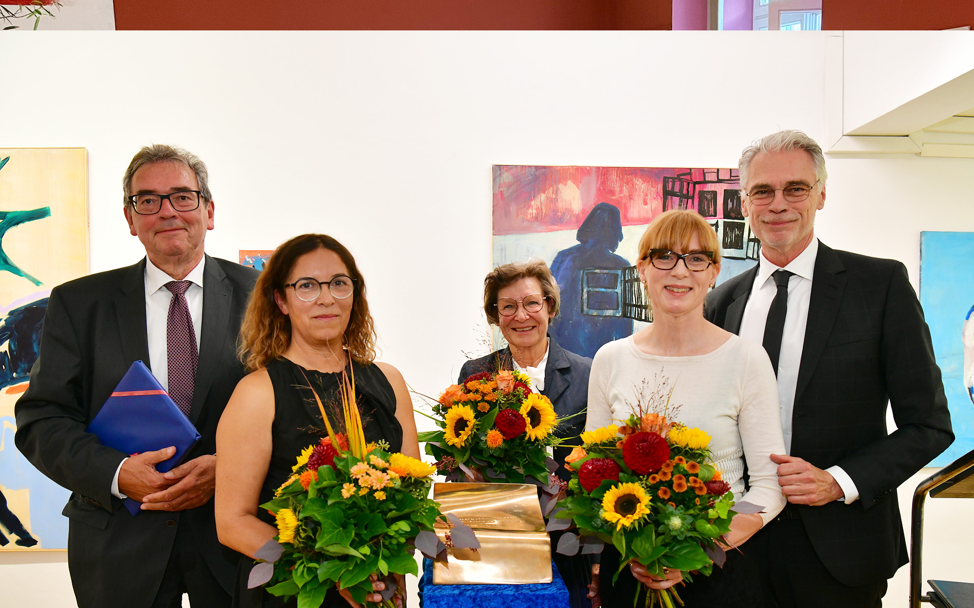 Gruppenfoto bei der Preisverleihung Eberhart Woll Preis